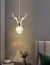 Load image into Gallery viewer, Hanging Light 
Deer Horn Design Hanging