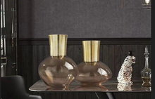 Load image into Gallery viewer, Glass Flower Vase
Brown Colour Flower Vase