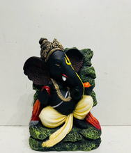 Load image into Gallery viewer, Lord Ganesha Idol 
Black Colour God Idol 
Ganesha Murti