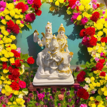 Load image into Gallery viewer, Blessings of the Sacred Trio: Shiva, Parvati, and Ganesha