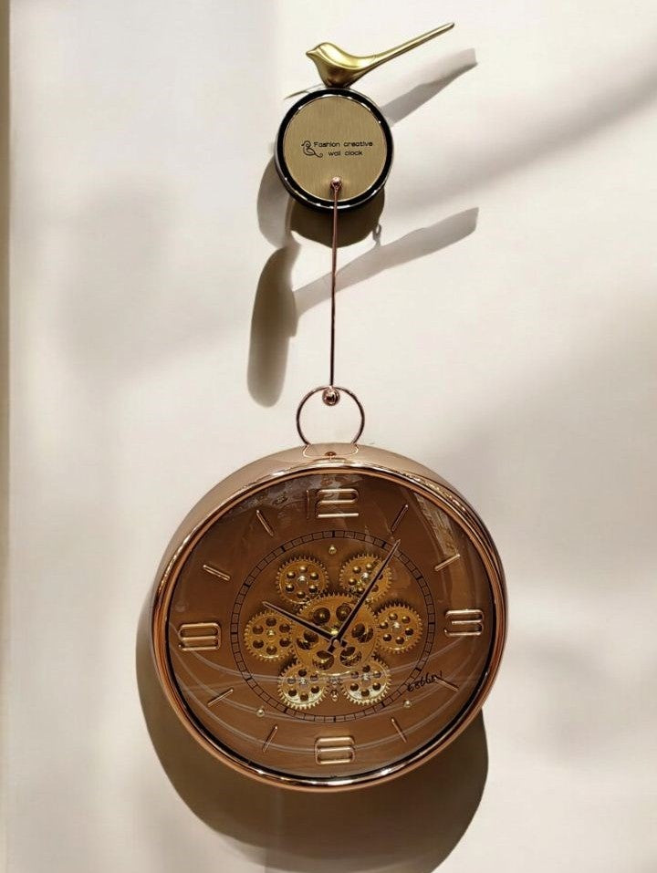 Charming Sparrow Design Wall Clock for Elegant Spaces