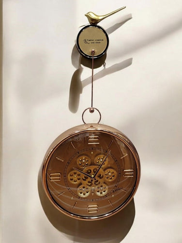 Charming Sparrow Design Wall Clock for Elegant Spaces
