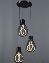 Load image into Gallery viewer, Black Orbit 3- Hanging Light
