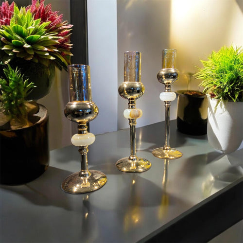 3 Piece Candle Stand Holder