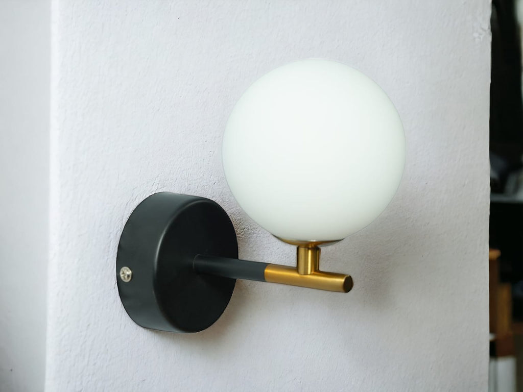 Contemporary Circle-Shaped Wall-Mount Light Fixture
