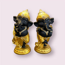 Load image into Gallery viewer, Collection of 2 Divine Duo: Golden Ganesha Blessings