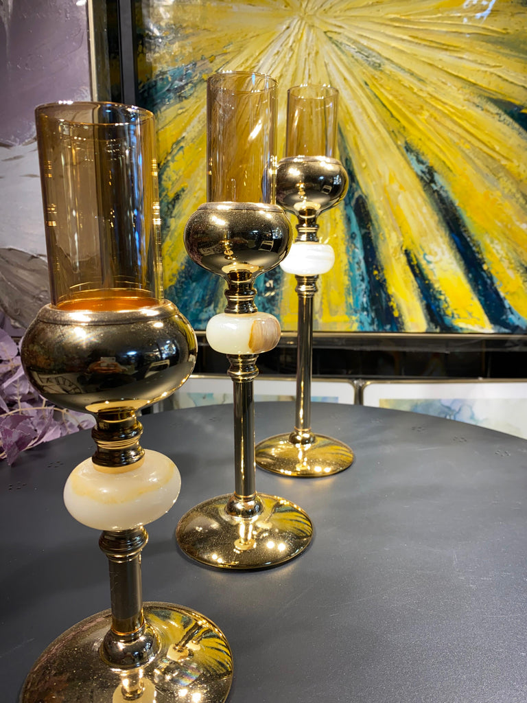 3 Piece Candle Stand Holder