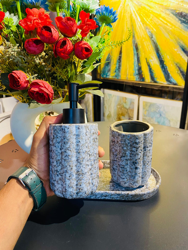 Ceramic Grey Dispenser