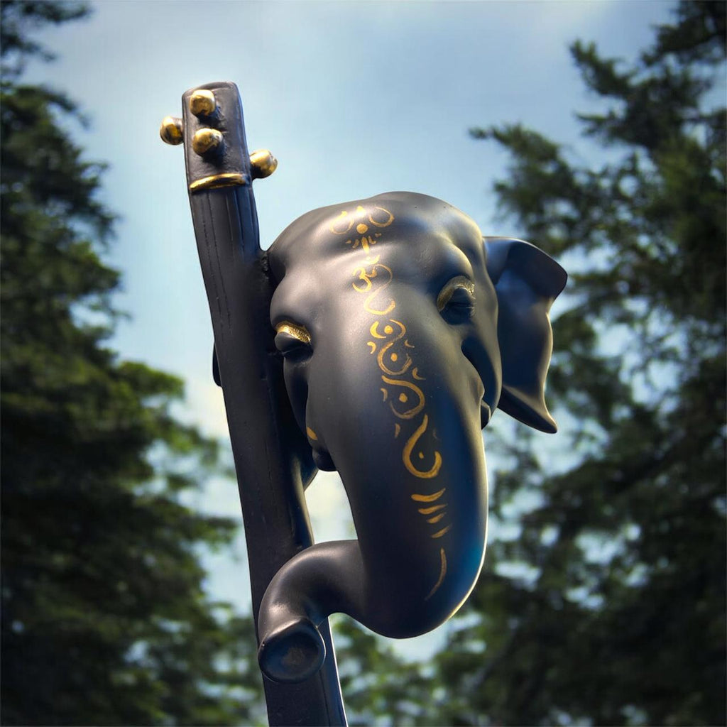 Classy Ganesha idol with Harmonium Accent