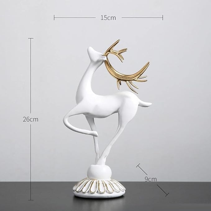 Deer Artefact 
White Deer Artefact 
Elegant Design Deer Artefact 
Deer Artefact For Home Decor