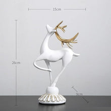 Load image into Gallery viewer, Deer Artefact 
White Deer Artefact 
Elegant Design Deer Artefact 
Deer Artefact For Home Decor