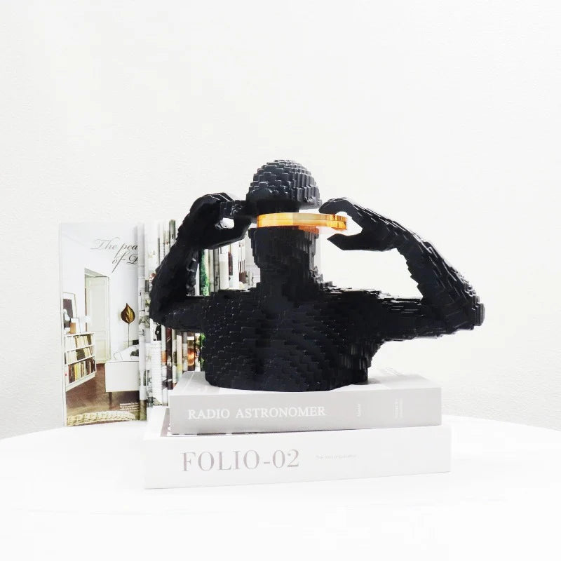 Artefact
Black Humanoid Artefact 
Artefact For Home Decor