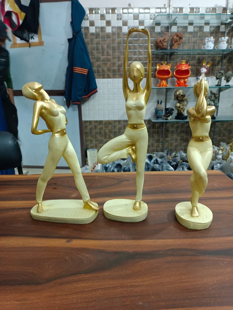 Yoga Statue Set for Home Decoration