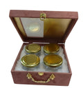 4 Jar Box Gift Hamper Elegant Home Decor Set