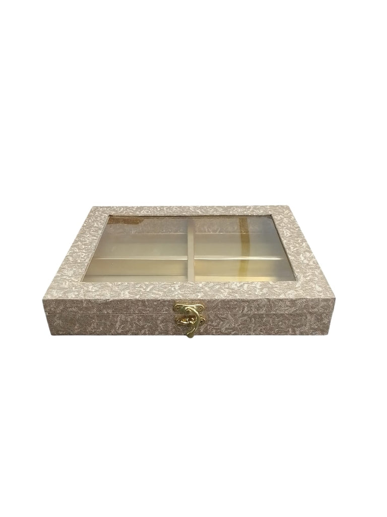 Four-Sided Decorative Display Box for Home Decor and Gifting