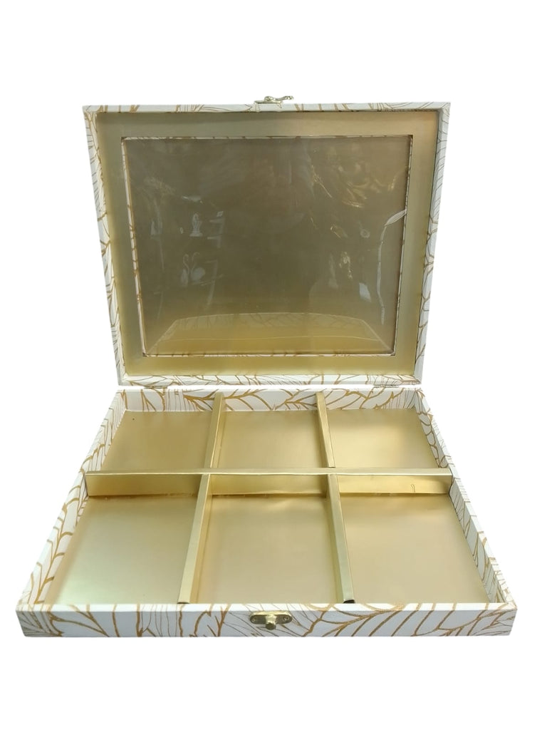 Four-Sided Decorative Display Box for Home Decor and Gifting