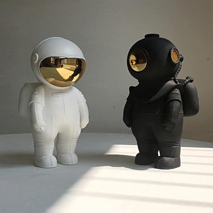 Roexboz Resin Astronaut Model - Astronaut Figures Statues for Decoration