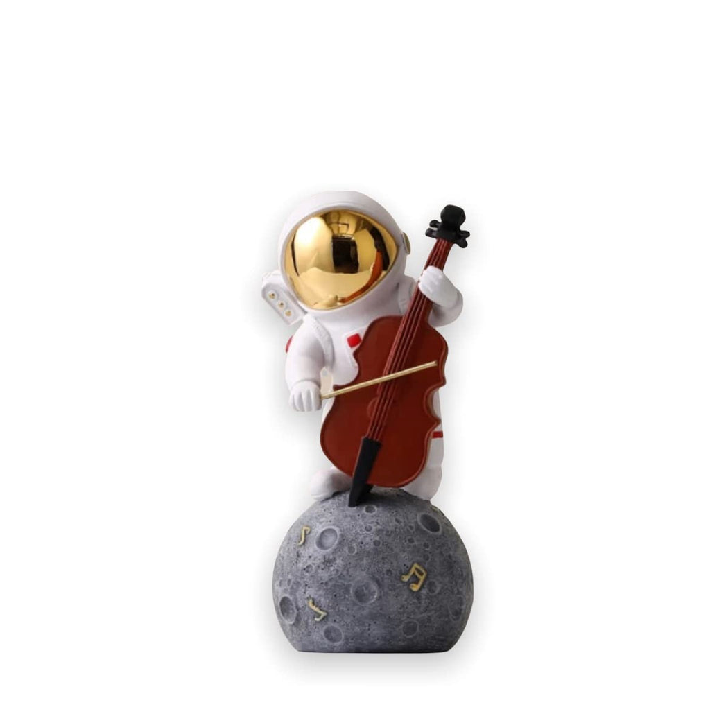 Astronaut Band Small Resin Cartoon Spaceman Ornament for Living Room