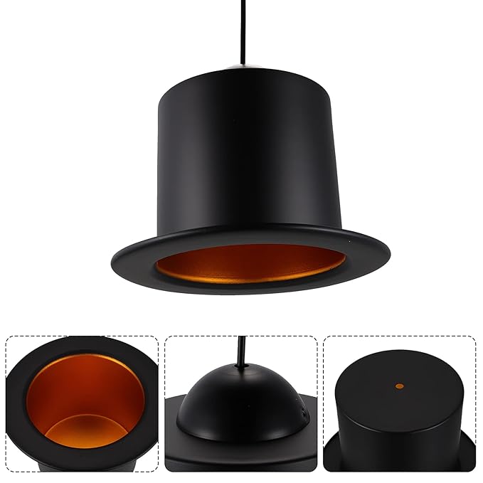 Craft Hat-Shaped Ceiling Lamp