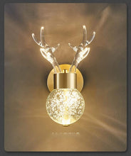 Load image into Gallery viewer, Blissbells Gold Metal Wall Light for Drawing Room