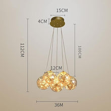 Load image into Gallery viewer, Bubble Variable Light Chandelier Modern Adjustable Pendant Lamp