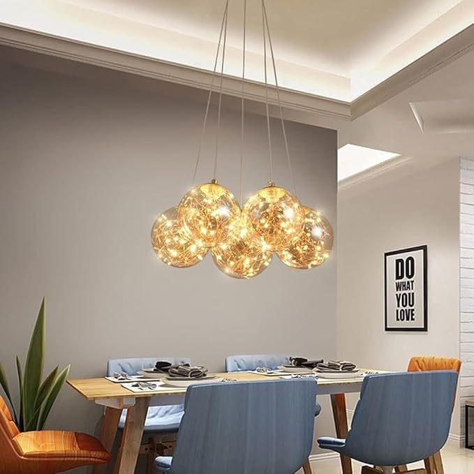 Bubble Variable Light Chandelier Modern Adjustable Pendant Lamp