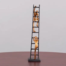 Load image into Gallery viewer, Abstract Sculpture: Stairs Thinker Figurine for Creative Shelf, Office, and Home Decor