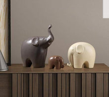 Load image into Gallery viewer, Animal Adorning Sculptures Elephant Statue Set