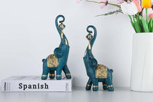 Load image into Gallery viewer, Elephant Statue for Home Decor Desk and Living Room, Dining Room, Bedroom, and Office