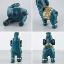 Load image into Gallery viewer, Elephant Statue for Home Decor Desk and Living Room, Dining Room, Bedroom, and Office