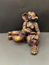 Load image into Gallery viewer, Stylish Ganesh Ji Idol in Grey and Yellow with Maroon Accents