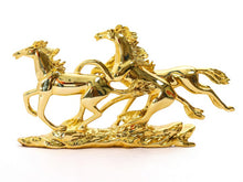 Load image into Gallery viewer, Gold Horse Artefact Elegant Decoration for Sophisticated Interiors (set)