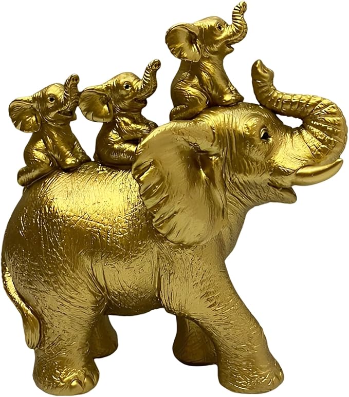 Elegant Majestic Elephant Artefact Decor for Home and Office