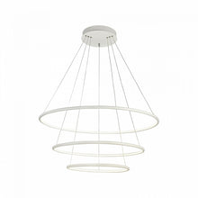 Load image into Gallery viewer, Modern LED Chandelier – 3-Ring Hanging Suspension Lamp