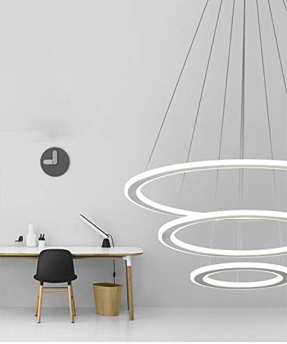 Modern LED Chandelier – 3-Ring Hanging Suspension Lamp