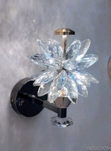 Load image into Gallery viewer, Elegant Crystal Flower Wall Mount Luxurious Decor Accent for Any Room