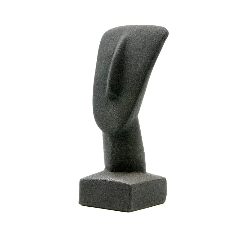 Ancient Cycladic Figurine Head Small Abstract Greek Art Sculpture