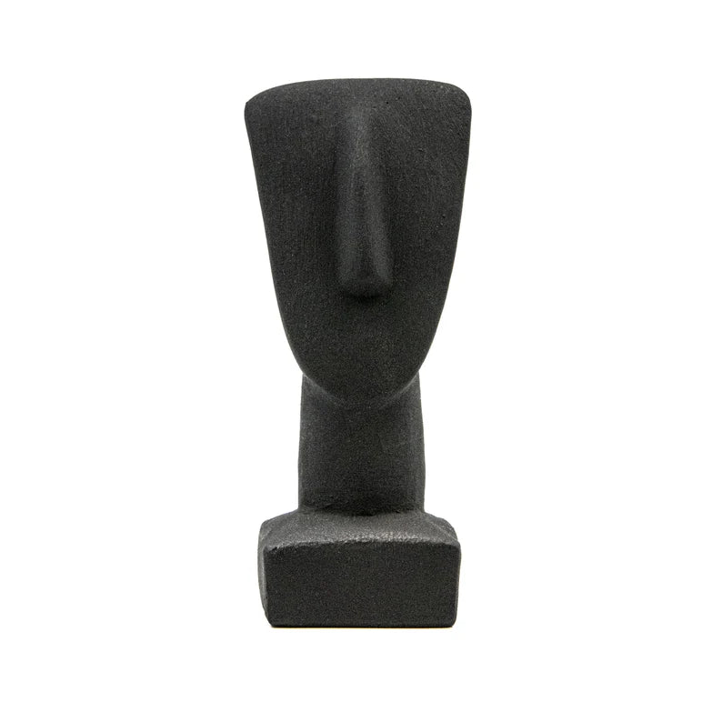 Ancient Cycladic Figurine Head Small Abstract Greek Art Sculpture