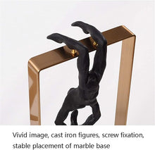 Load image into Gallery viewer, Desktop Sculpture Team Ghost Figure Metal Table Ornament Statue