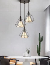 Load image into Gallery viewer, Vintage Pendant Light - Diamond Ceiling Lighting Fixture