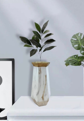 Elegant Floral Design Vase Stylish Home Decor Accent