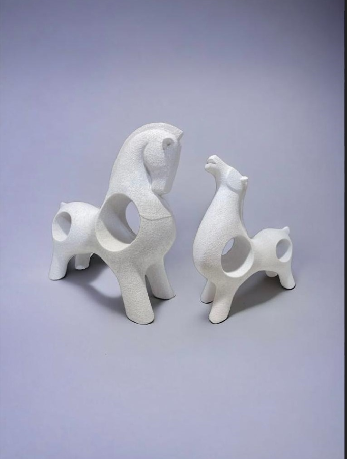 White Horse Artefact (2pcs set)