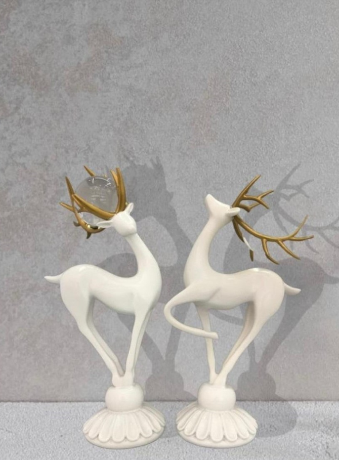 Classy White Deer Artifact