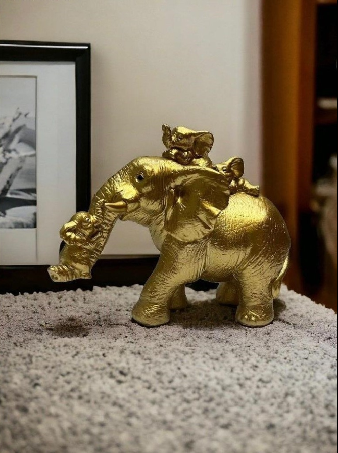 Elegant Majestic Elephant Artefact Decor for Home and Office