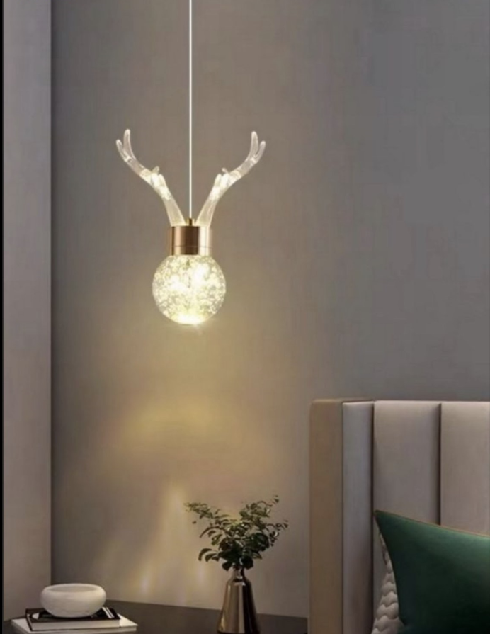 Blissbells Gold Metal Wall Light for Drawing Room