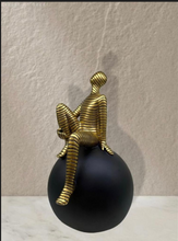 Load image into Gallery viewer, Golden Abstract Figure Ideal for Home Décor and Office Table Decoration