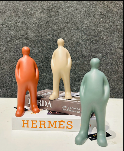 Resin Abstract Simple Artefact for Living Room and Bedroom