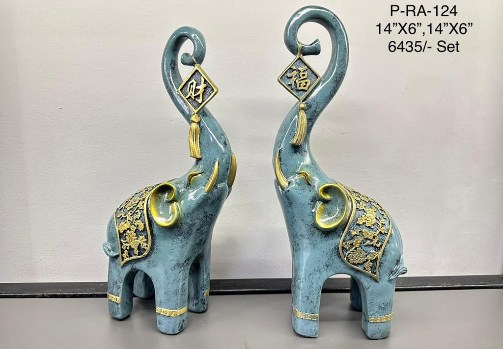 Elephant Statue for Home Decor Desk and Living Room, Dining Room, Bedroom, and Office