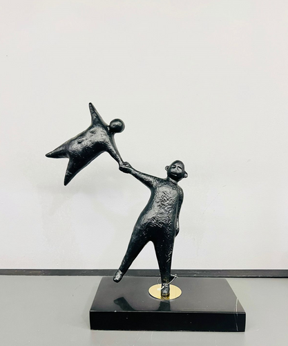 Tabletop Black Artefact Metal For Home Decor