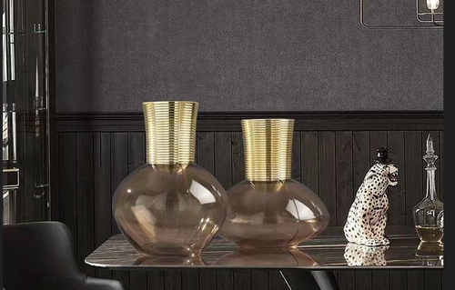 Glass Flower Vase
Brown Colour Flower Vase
